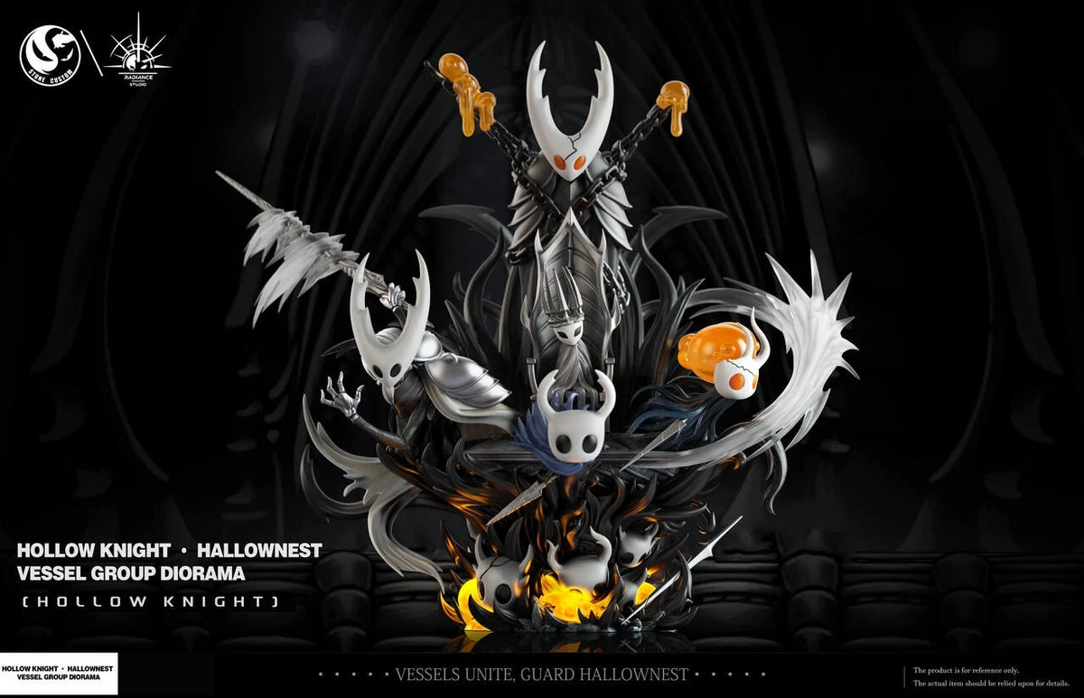 Preventa Resina Hallownest Vessel Group Figura Hollow Knight Stone Custom x Radiance  Estudio