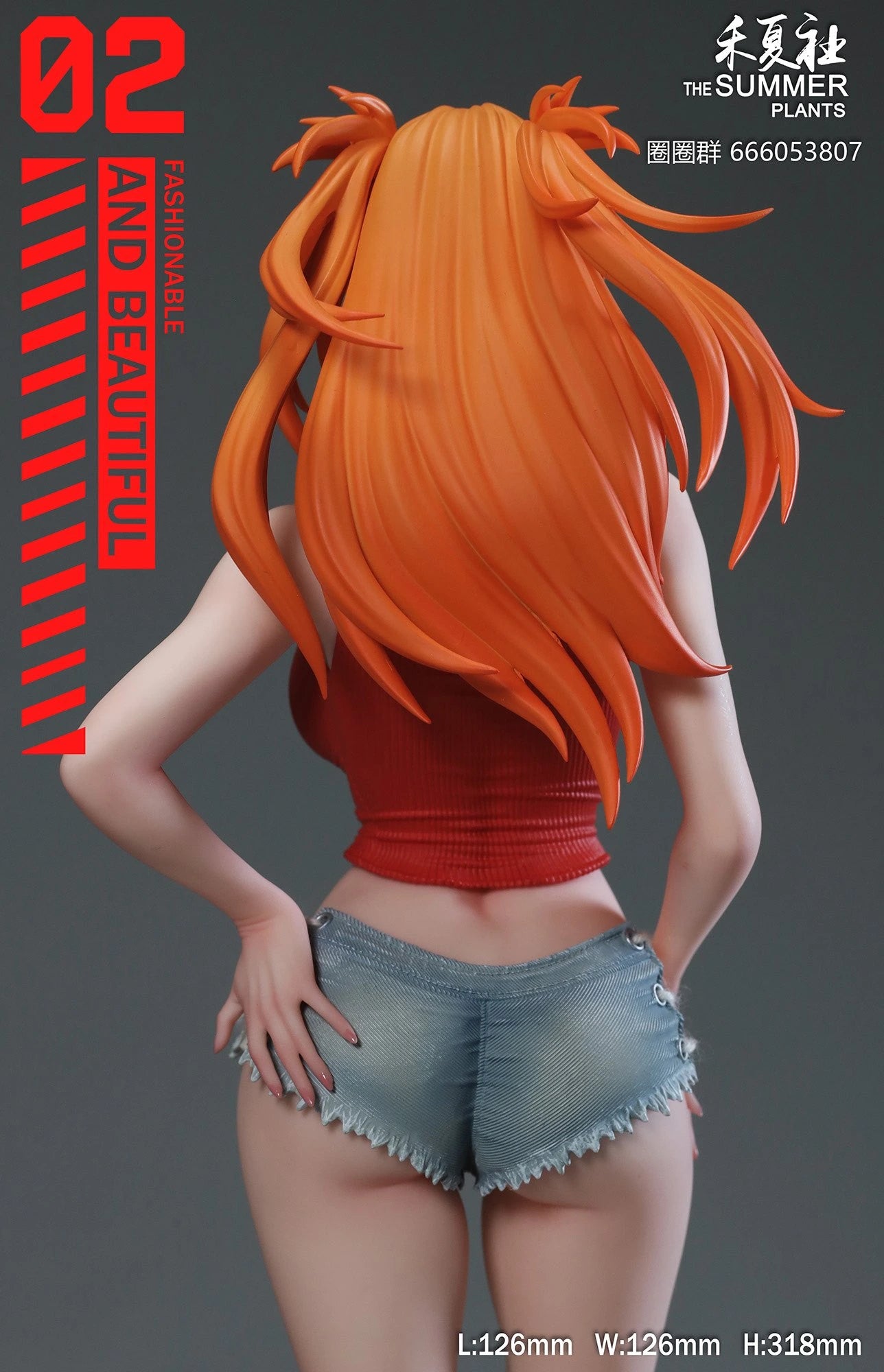 Preventa Resina Asuka Figura Evangelion The Summer Plants Estudio