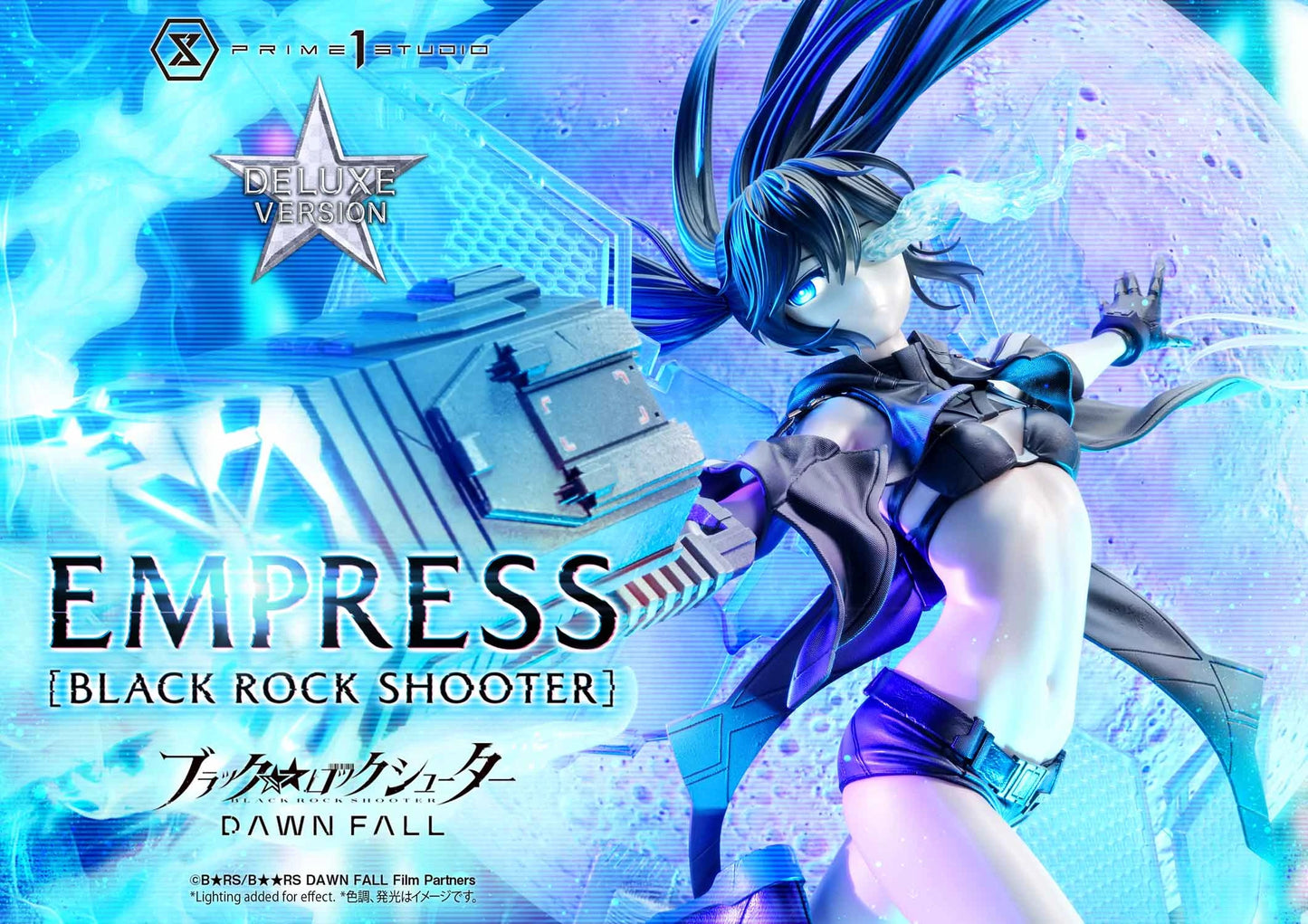 Preventa Resina Empress Figura Black Rock Shooter Dawn Fall  Prime 1 (Licencia) Estudio
