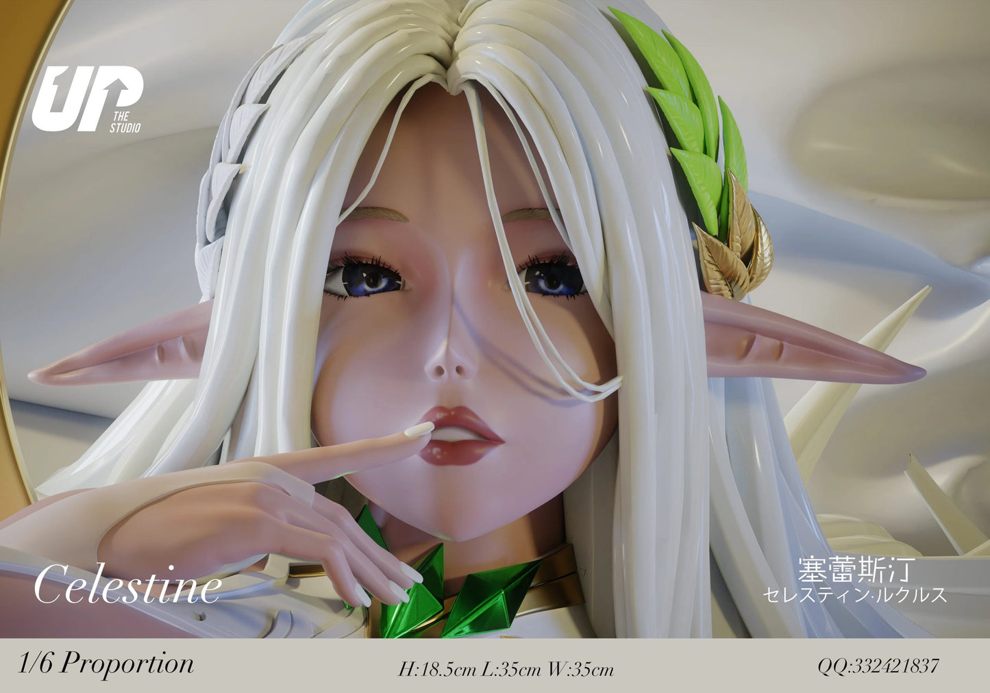 Preventa Resina Celestine Lucross Figura Kuroinu UP Estudio