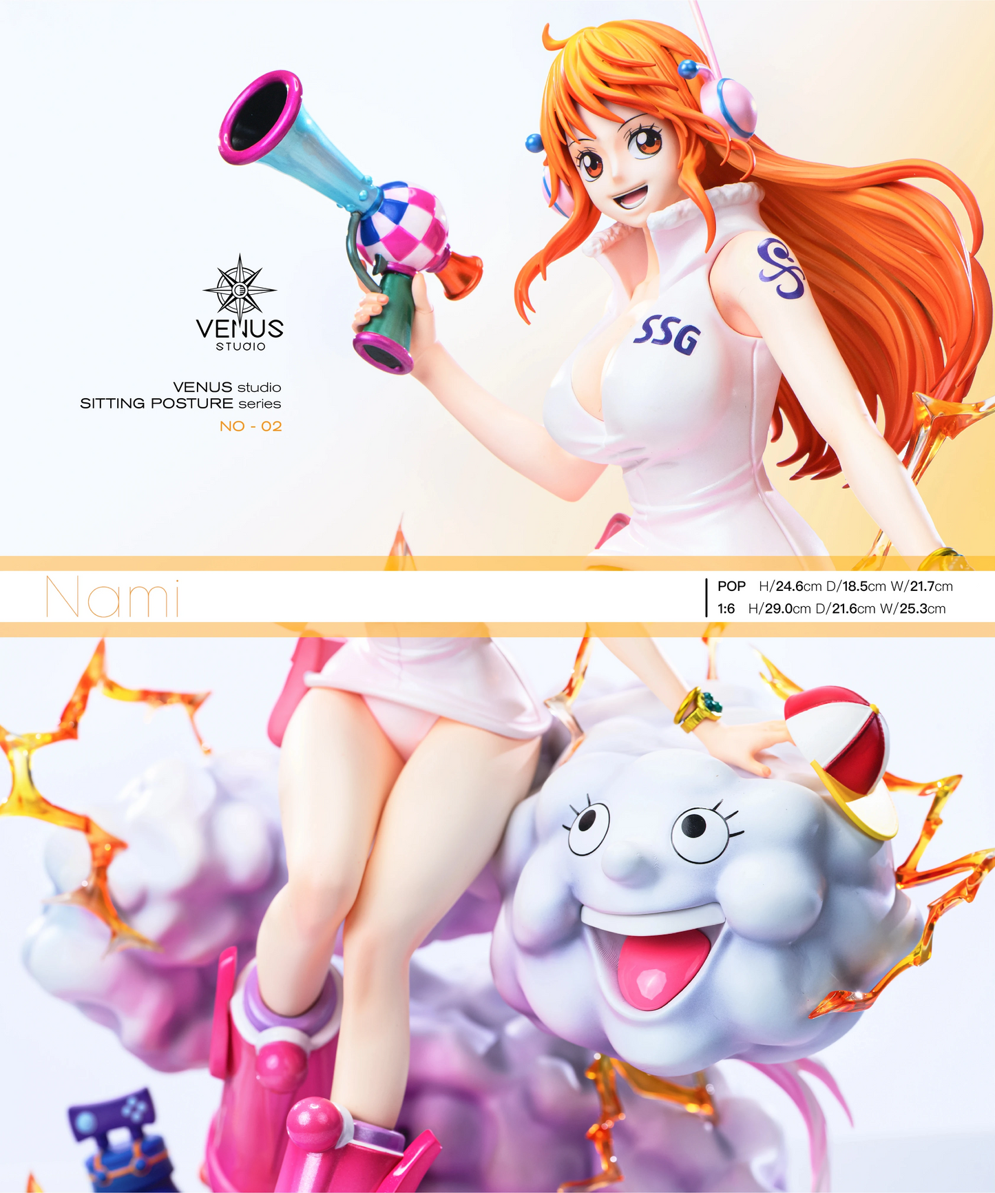 Preventa Resina Nami Figura One Piece Venus Mint Estudio
