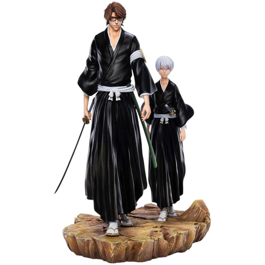 Preventa Resina Aizen & Ichimaru Gin Figura Bleach POP.ART  Estudio