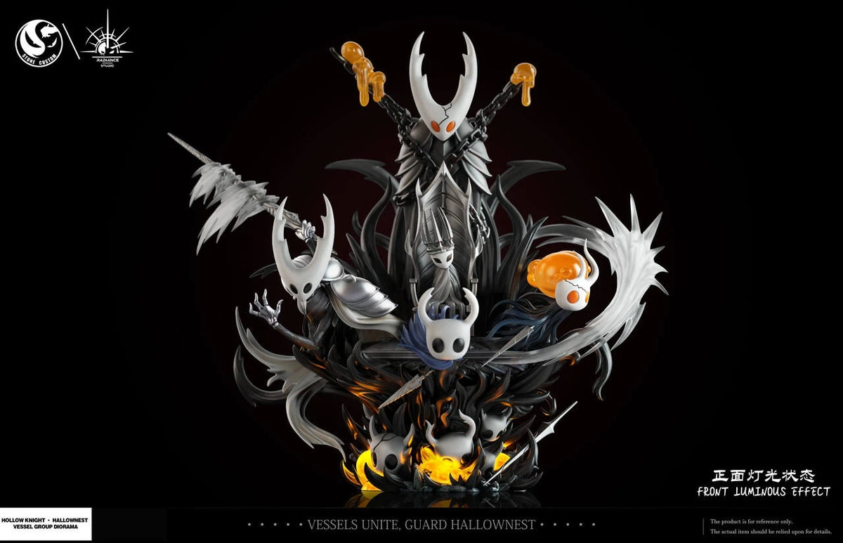 Preventa Resina Hallownest Vessel Group Figura Hollow Knight Stone Custom x Radiance  Estudio