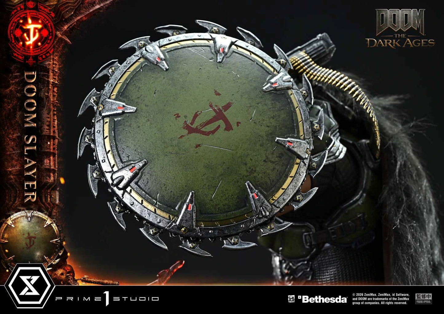 "Preventa Resina Doom Slayer  Figura DOOM: The Dark Ages   Prime 1 (Licencia) Estudio"