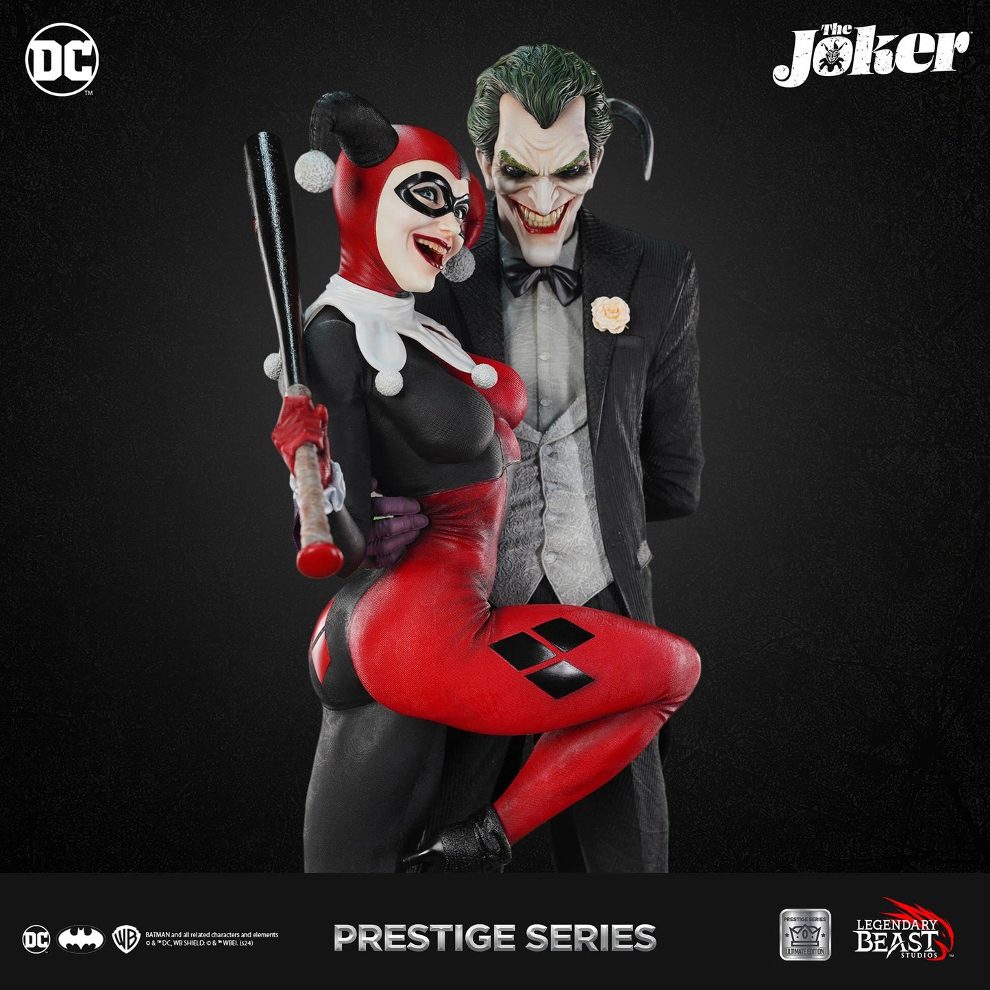 Preventa Resina Joker Figura DC Comics Legendary Beast (Licencia) Estudio