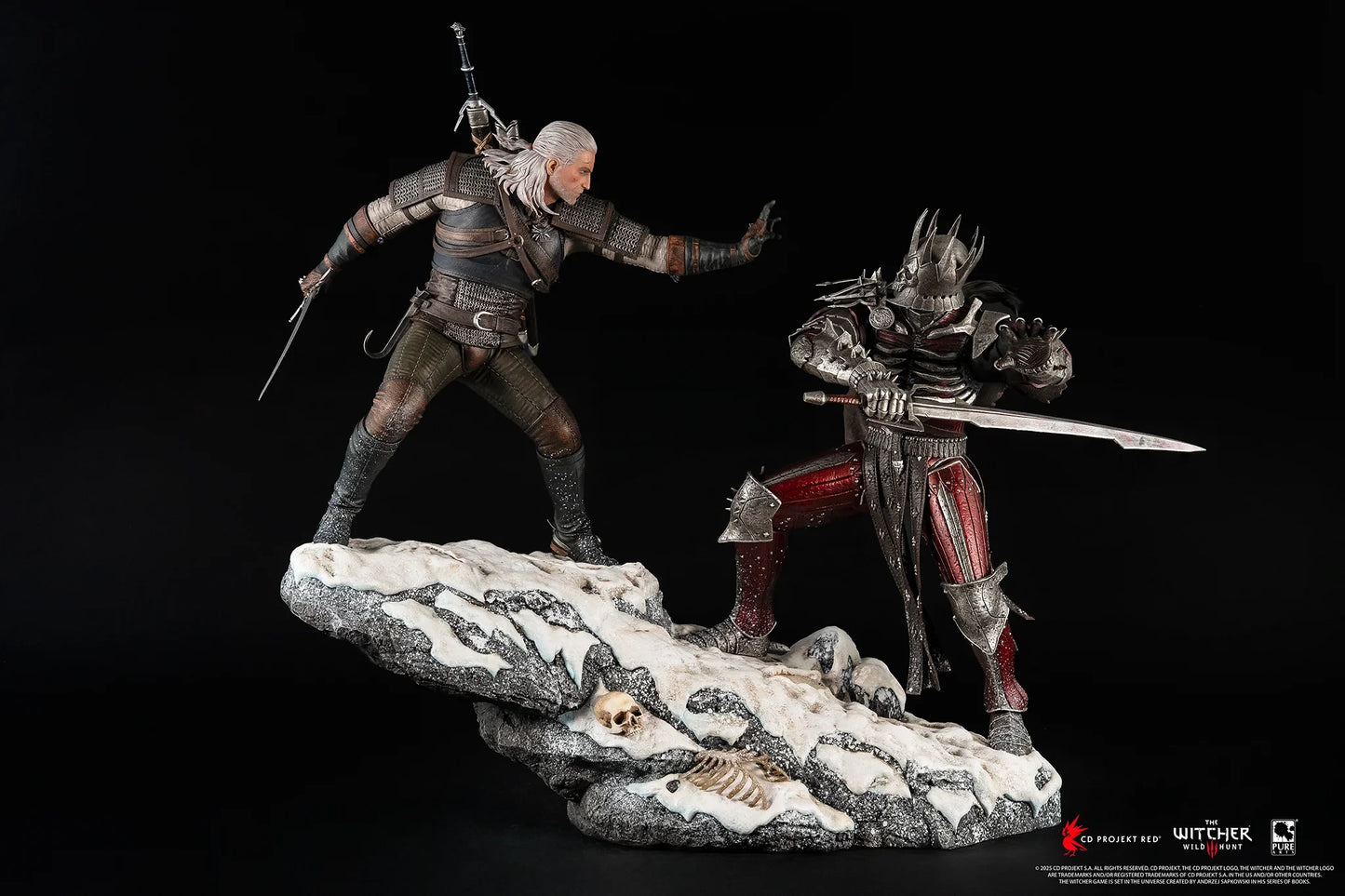 Preventa Resina Geralt vs Eredin Figura The Witcher 3 Pure Arts (Licencia) Estudio