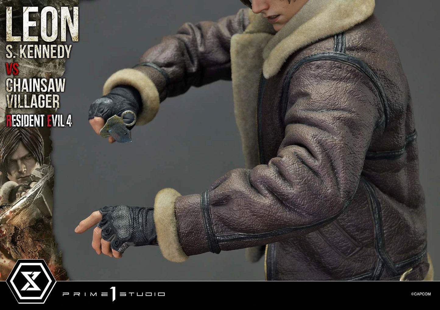Preventa Resina Leon S. kennedy vs Doctor Salvador Figura Resident Evil 4 Prime 1 (Licencia) Estudio