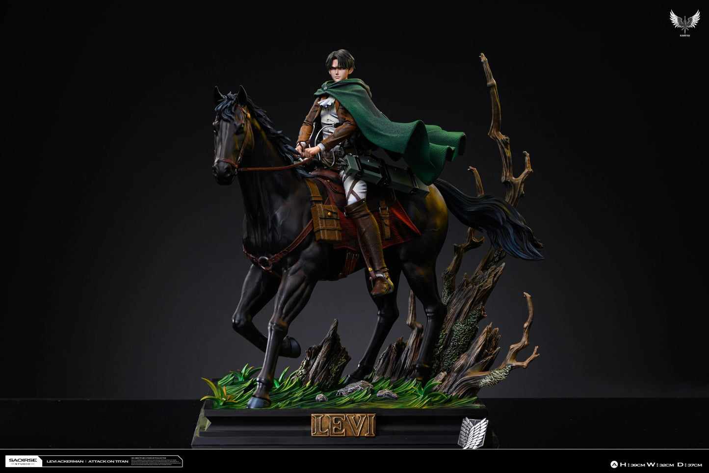 Preventa Resina Levi Ackermaan Figura Attack On Titan Saoirse Estudio