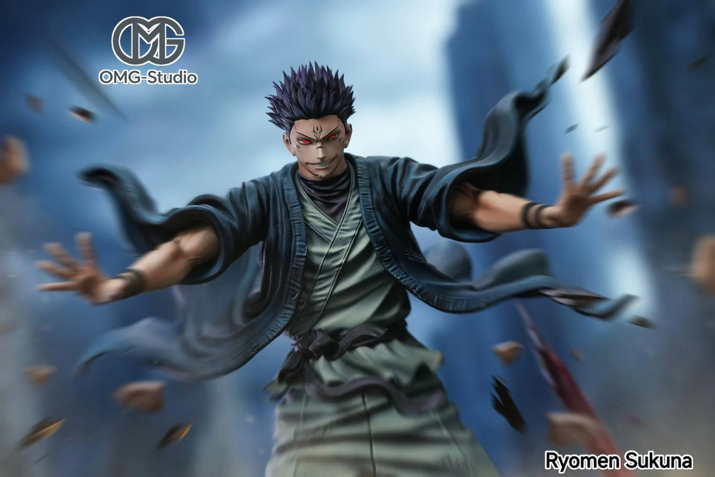 Preventa Resina Ryomen Sukuna Figura Jujutsu Kaisen 1/6 OMG Estudio