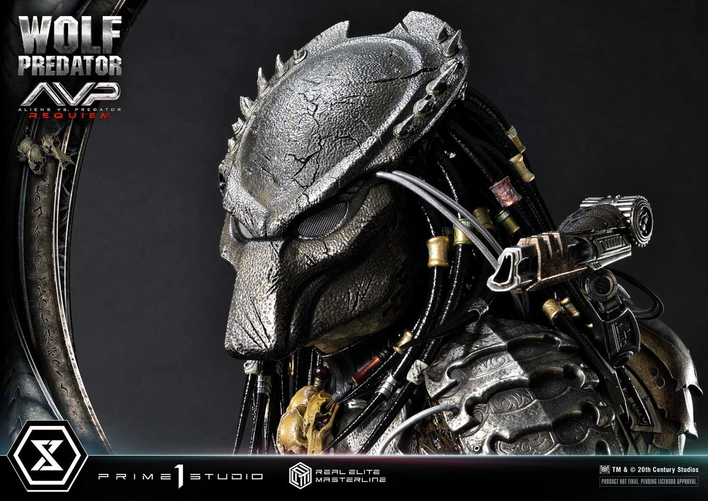 Preventa Resina Wolf Predator Figura Aliens vs Predator: Requiem Prime 1 (Licencia) Estudio