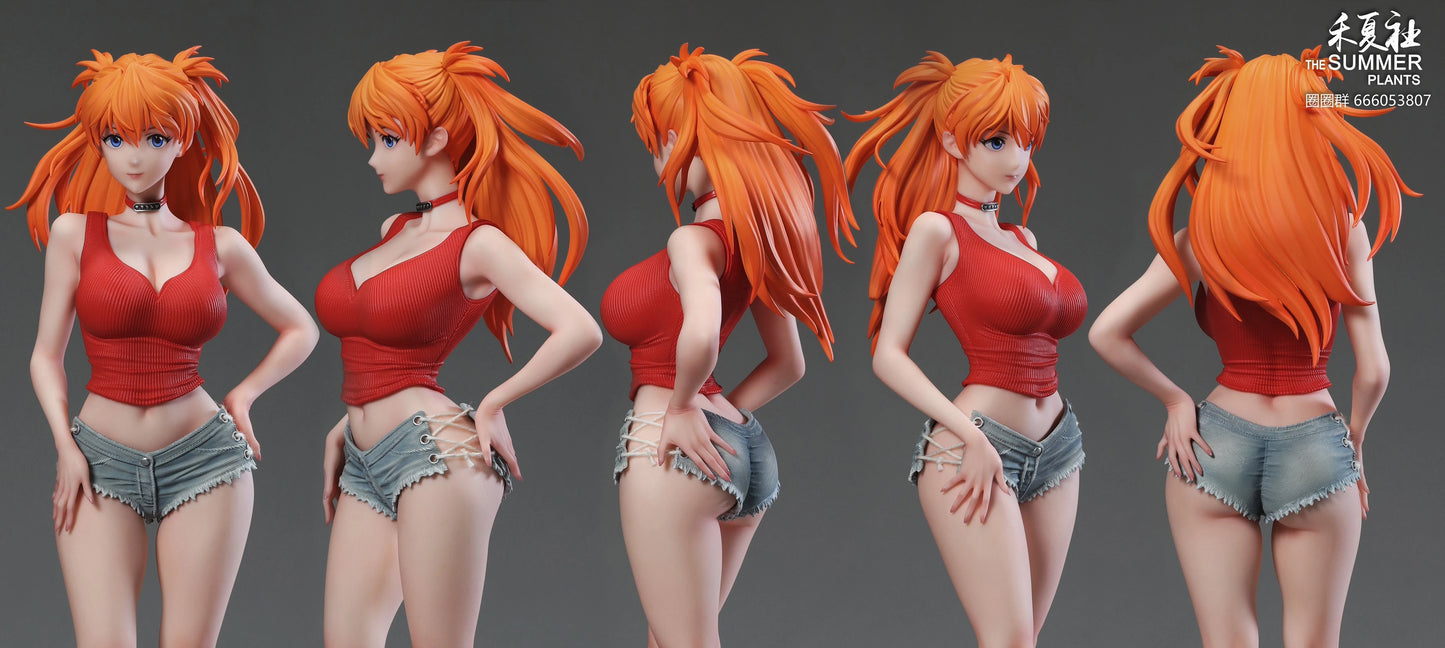 Preventa Resina Asuka Figura Evangelion The Summer Plants Estudio