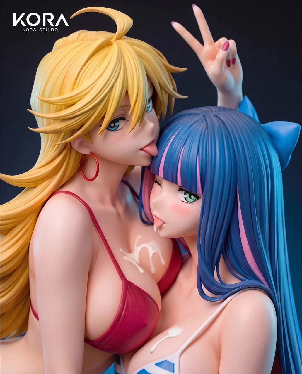 Preventa Resina Panty & Sotcking Figura Panty & Stocking with Garterbelt KORA Estudio
