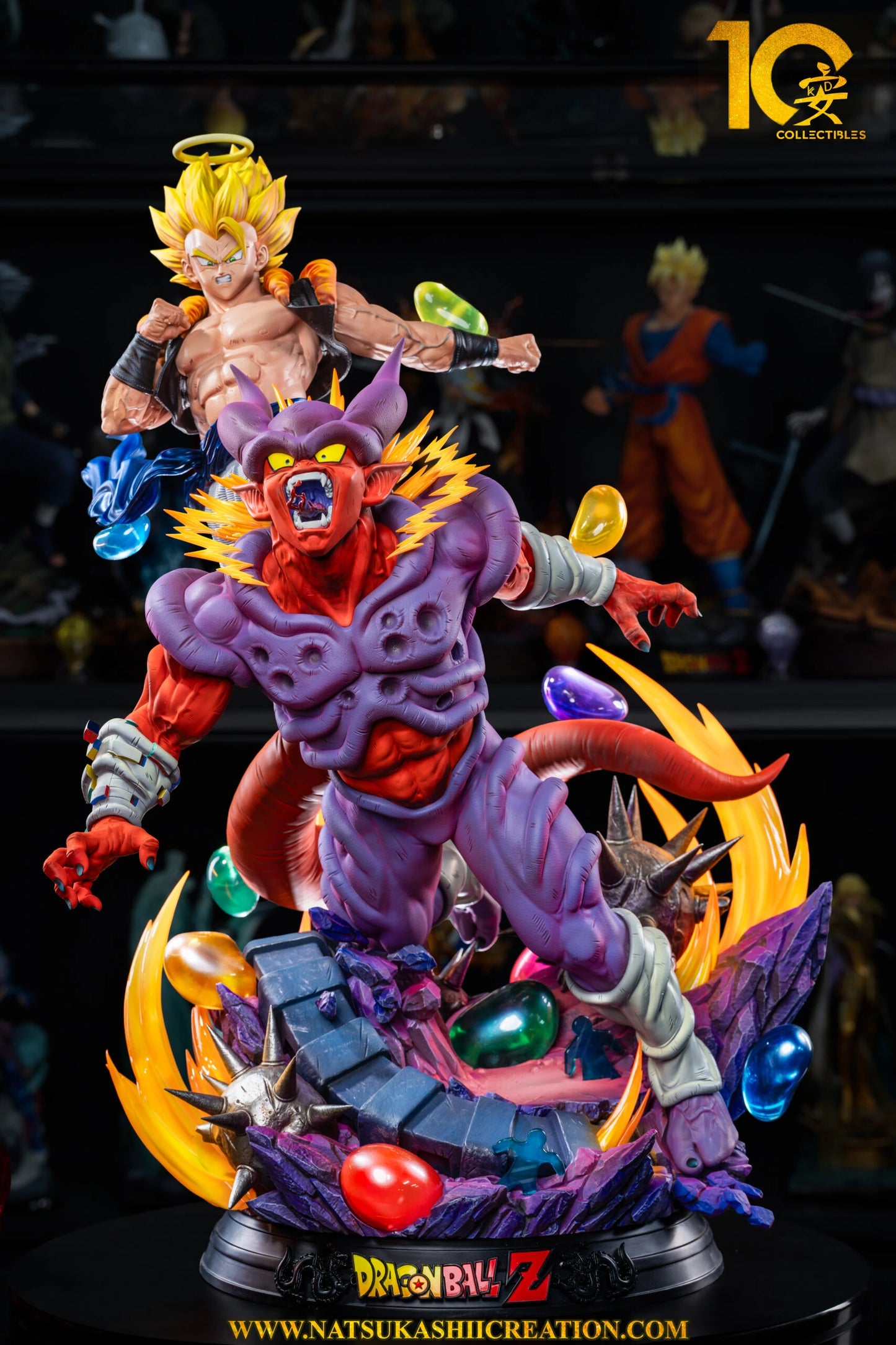 Preventa Resina Gogeta vs Janemba Figura Dragon Ball KD Collectibles  Estudio