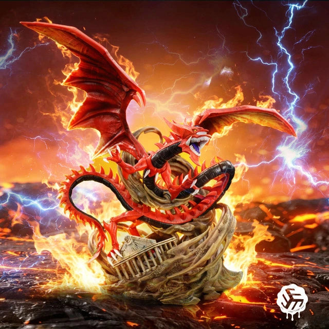 Preventa Resina Slifer el Dragón del Cielo Figura Yu-Gi-Oh! Three Estudio