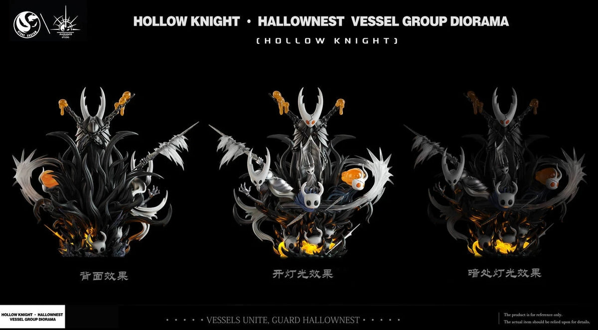 Preventa Resina Hallownest Vessel Group Figura Hollow Knight Stone Custom x Radiance  Estudio