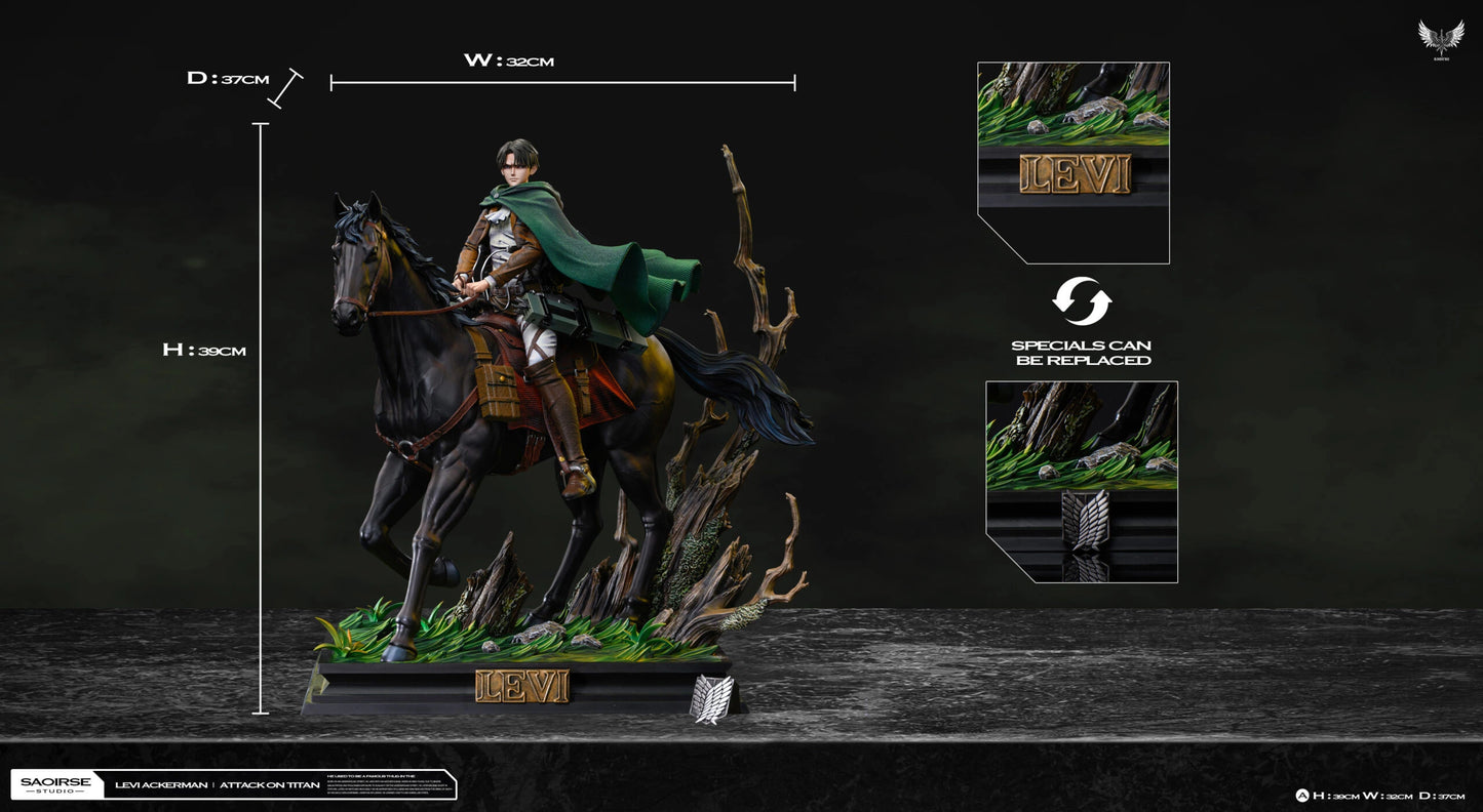 Preventa Resina Levi Ackermaan Figura Attack On Titan Saoirse Estudio
