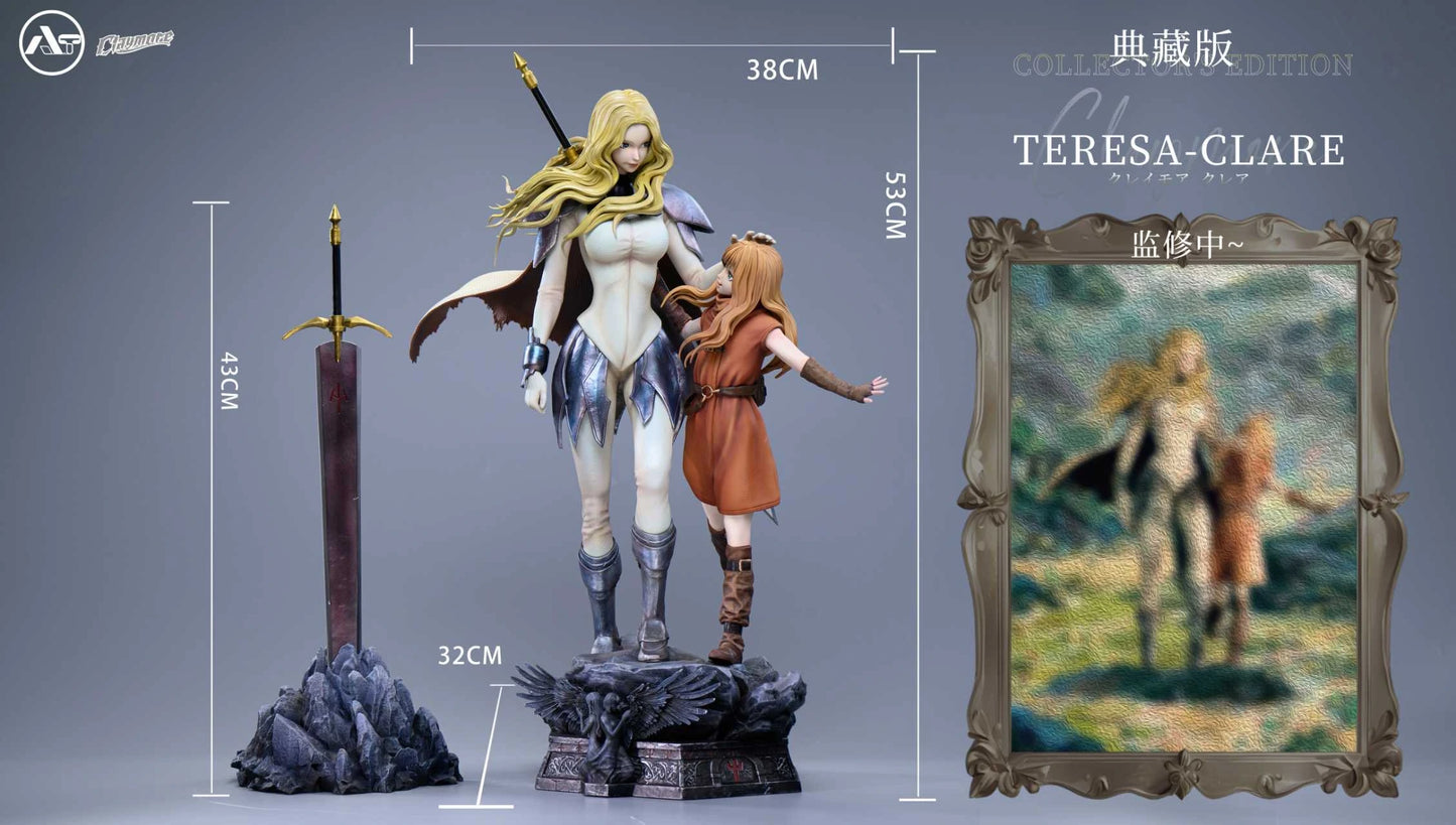 Preventa Resina Teresa & Clare Figura Claymore AT & BIHS Estudio