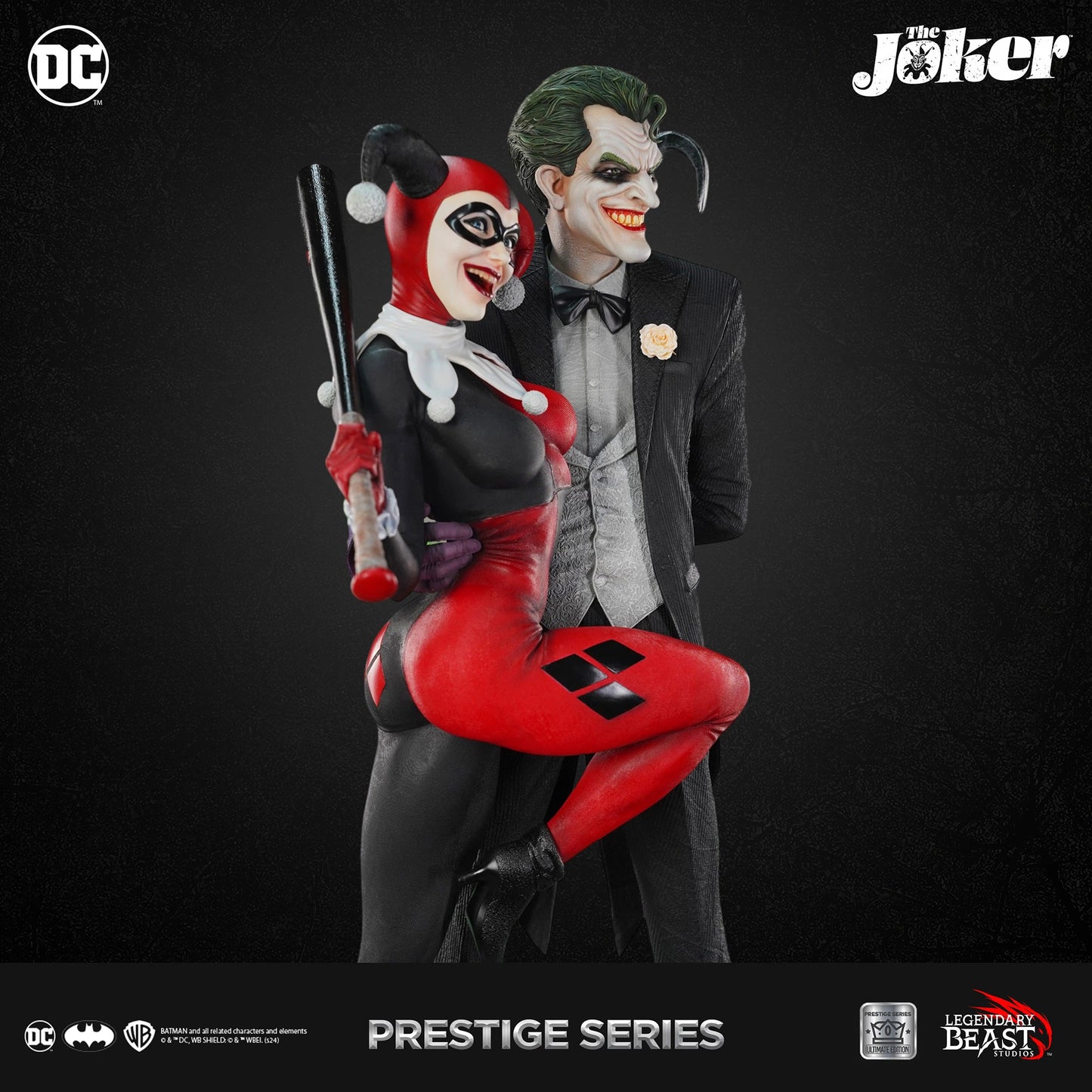 Preventa Resina Joker Figura DC Comics Legendary Beast (Licencia) Estudio