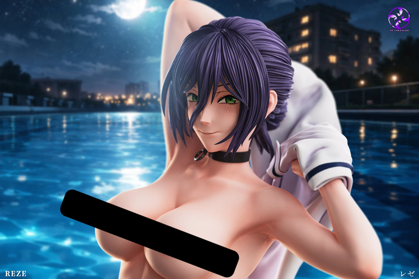 Preventa Resina Reze Figura Chainsaw Man Scorpion  Estudio