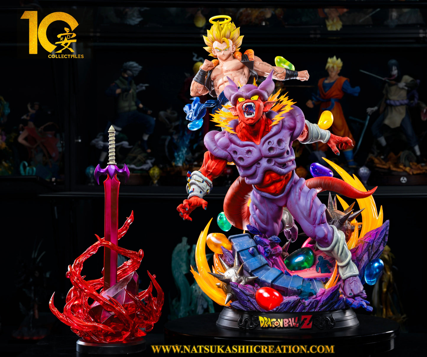Preventa Resina Gogeta vs Janemba Figura Dragon Ball KD Collectibles  Estudio