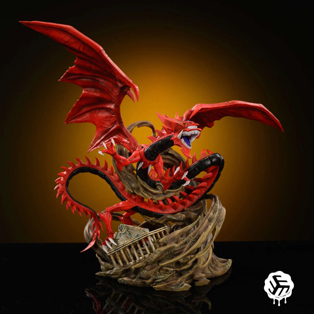 Preventa Resina Slifer el Dragón del Cielo Figura Yu-Gi-Oh! Three Estudio