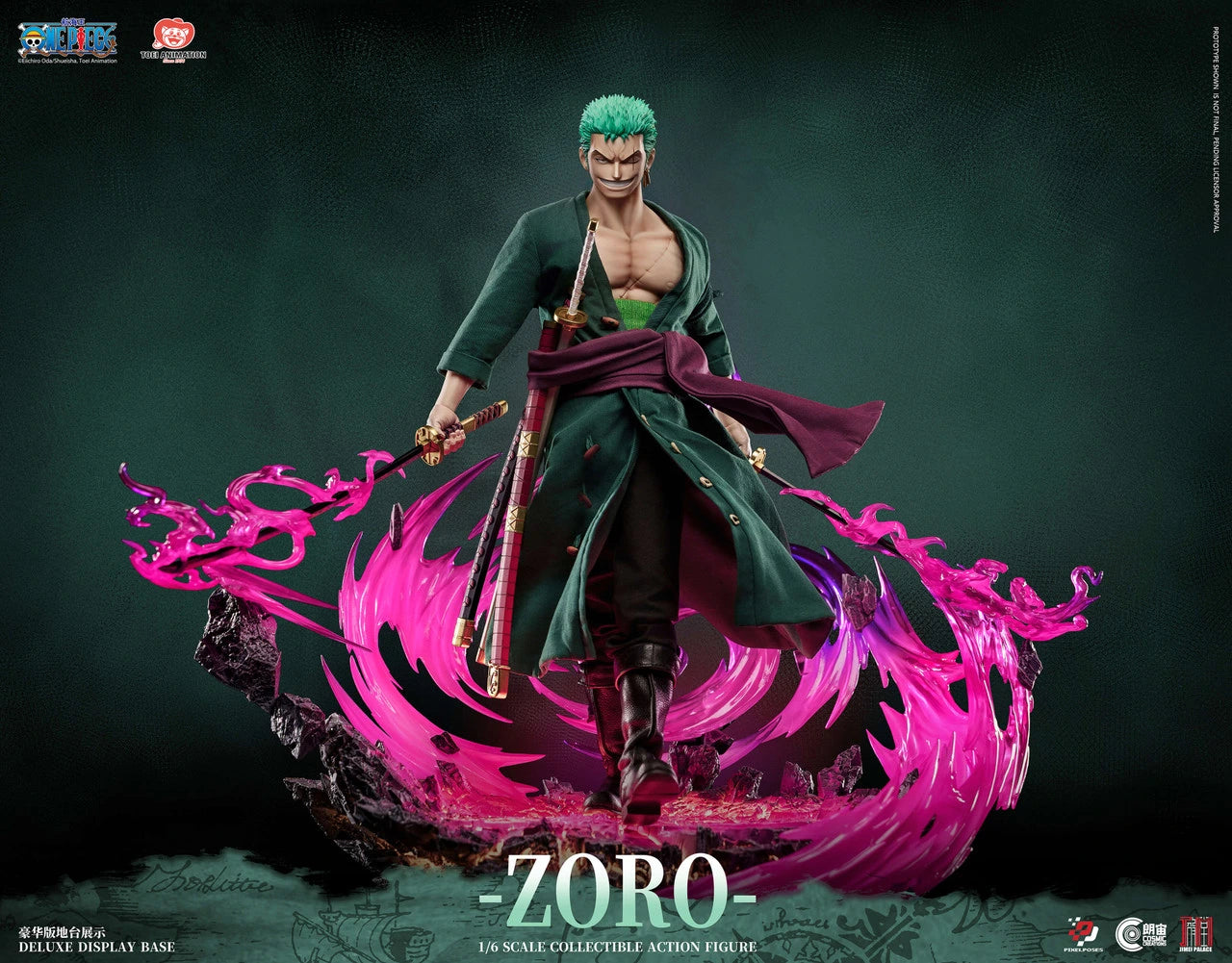 Preventa Resina Roronoa Zoro Figura One Piece Jimei Palace & Pixel Poses (Licencia) Estudio