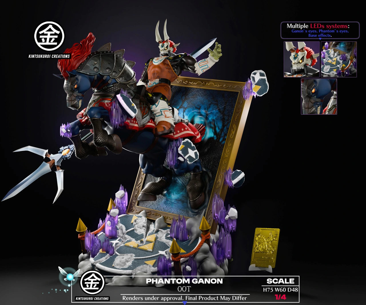 Preventa Resina Phantom Ganon Figura The Legend Of Zelda Kintsukuroi Creations Estudio