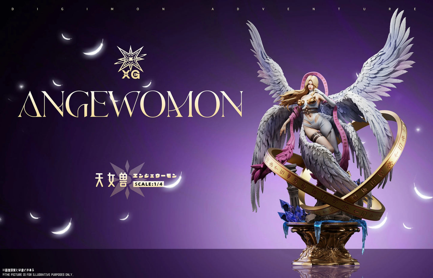 Preventa Resina Angewomon Figura Digimon Adventure XG Estudio