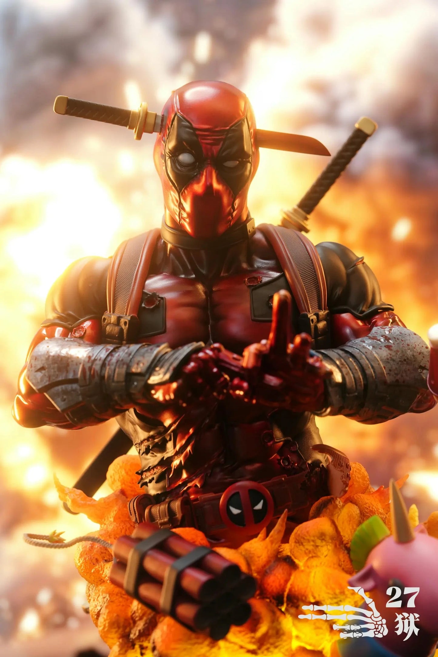 Preventa Resina Deadpool Figura Deadpool 27Abyss Estudio