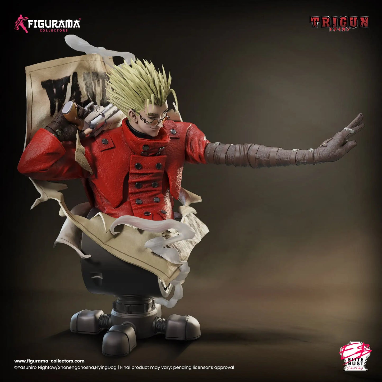 "Preventa Resina Vash Estampida  Figura Trigun Figurama Collectors (Licencia) Estudio"