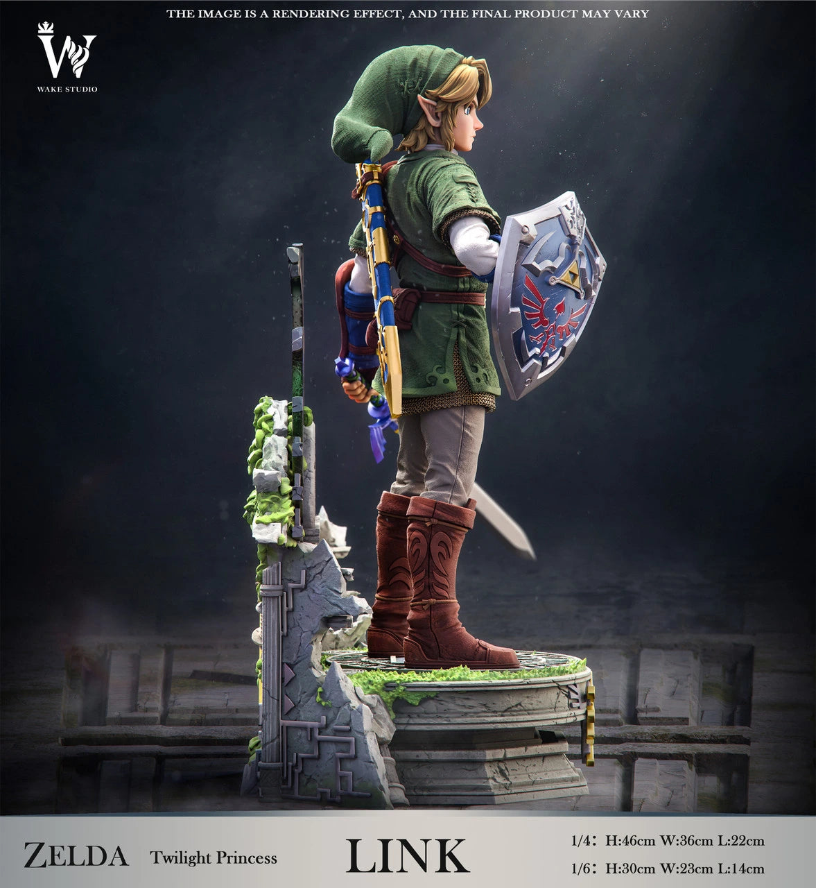 Preventa Resina Link Figura The Legend Of Zelda Wake Estudio