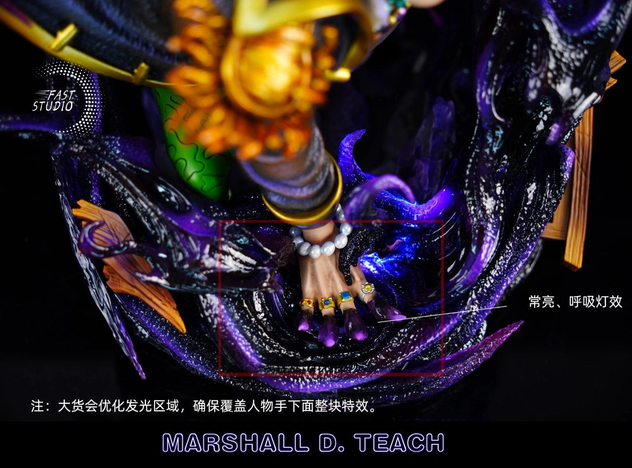 Preventa Resina Marshall D. Teach Figura One Piece Fast  Estudio