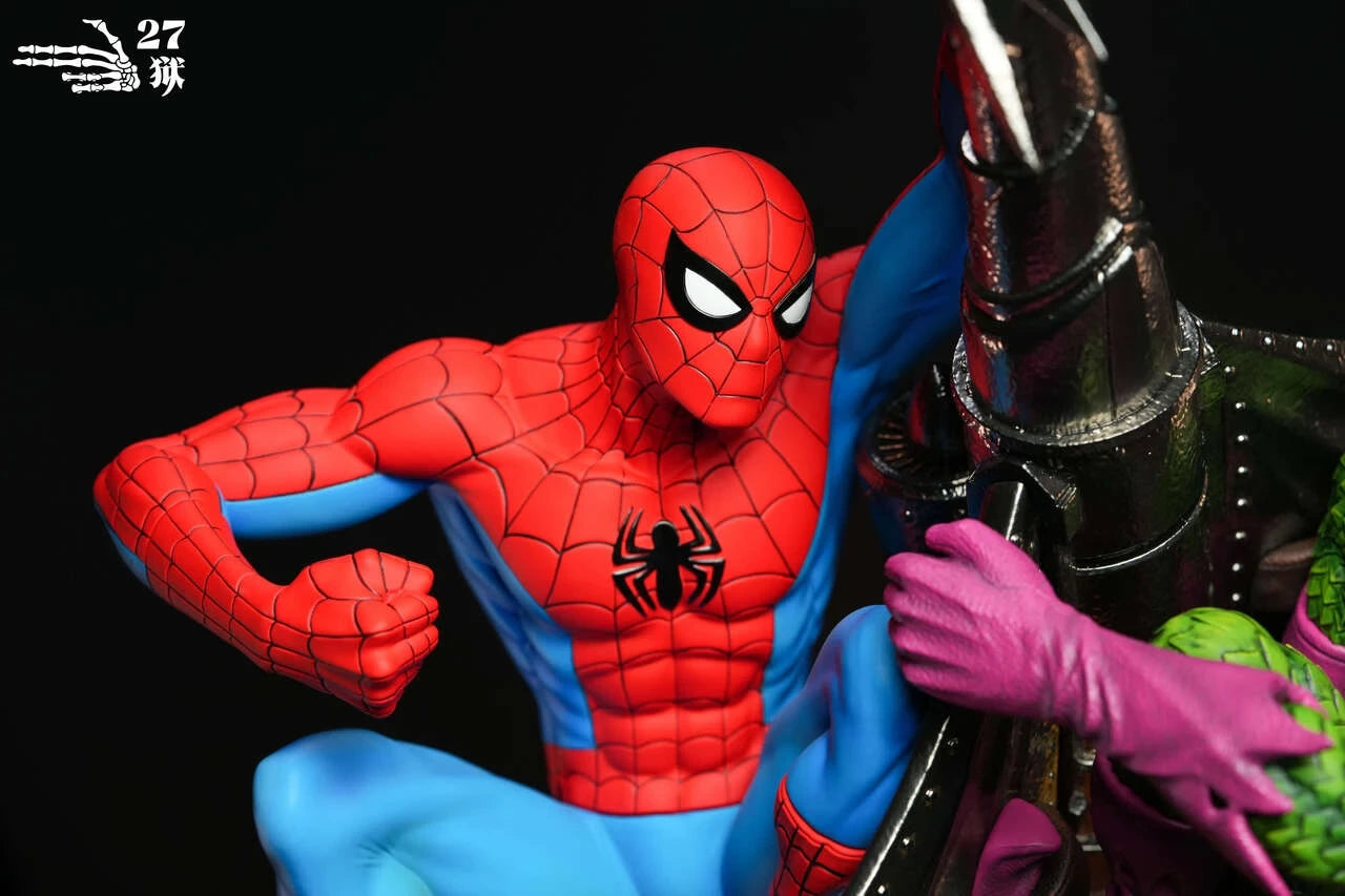 Preventa Resina Spider-Man vs Duende Verde Figura Marvel Comics 1/4 27Abyss  Estudio
