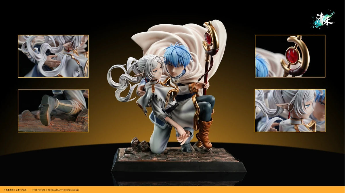 Preventa Resina Frieren & Himmel Figura Frieren: Más allá del final del viaje 1/6 QingHe Estudio
