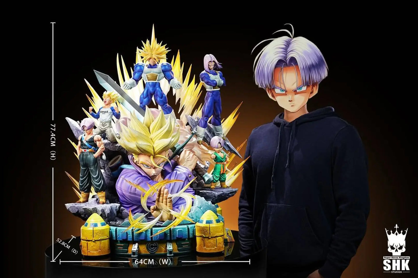 Preventa Resina Trunks Figura Dragon Ball SHK Estudio
