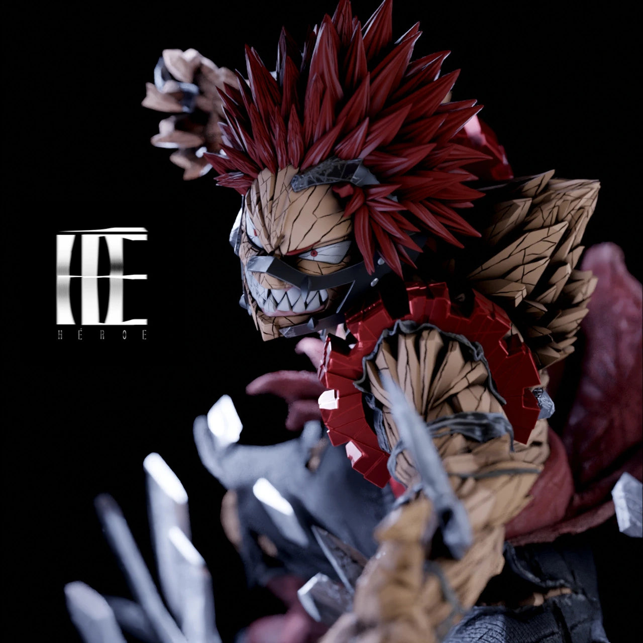 Preventa Resina Kirishima "Red Riot" Figura My Hero Academia Heroe Collectibles Estudio
