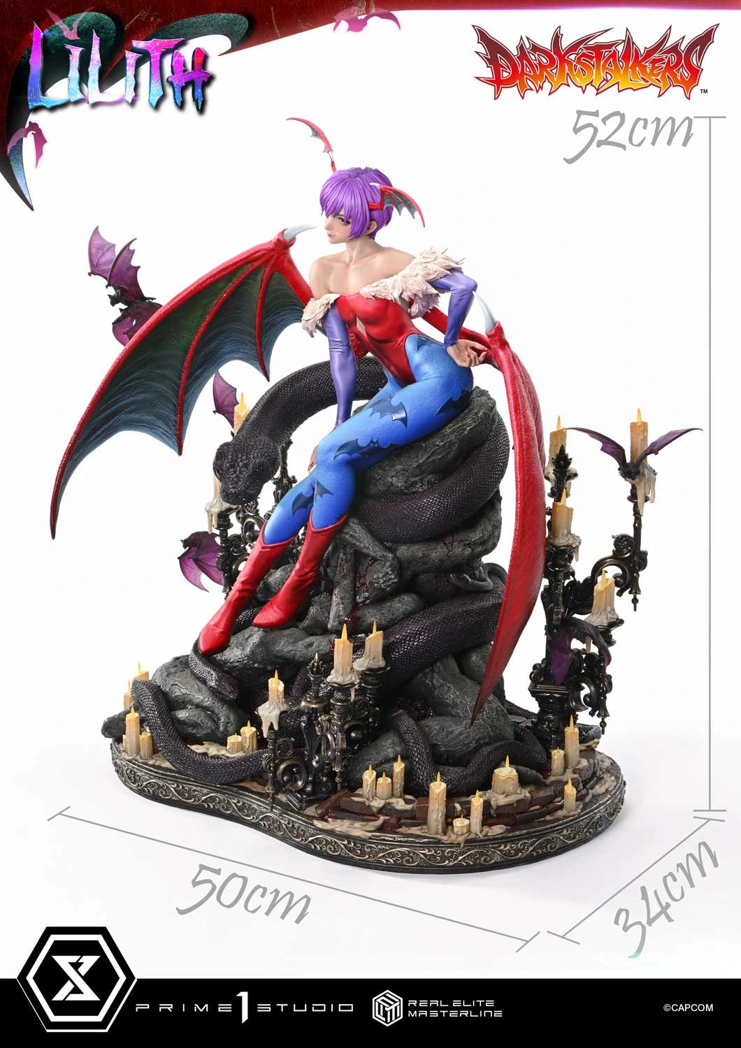 Preventa Resina Lilith  Figura Darkstalkers  Prime 1 (Licencia) Estudio