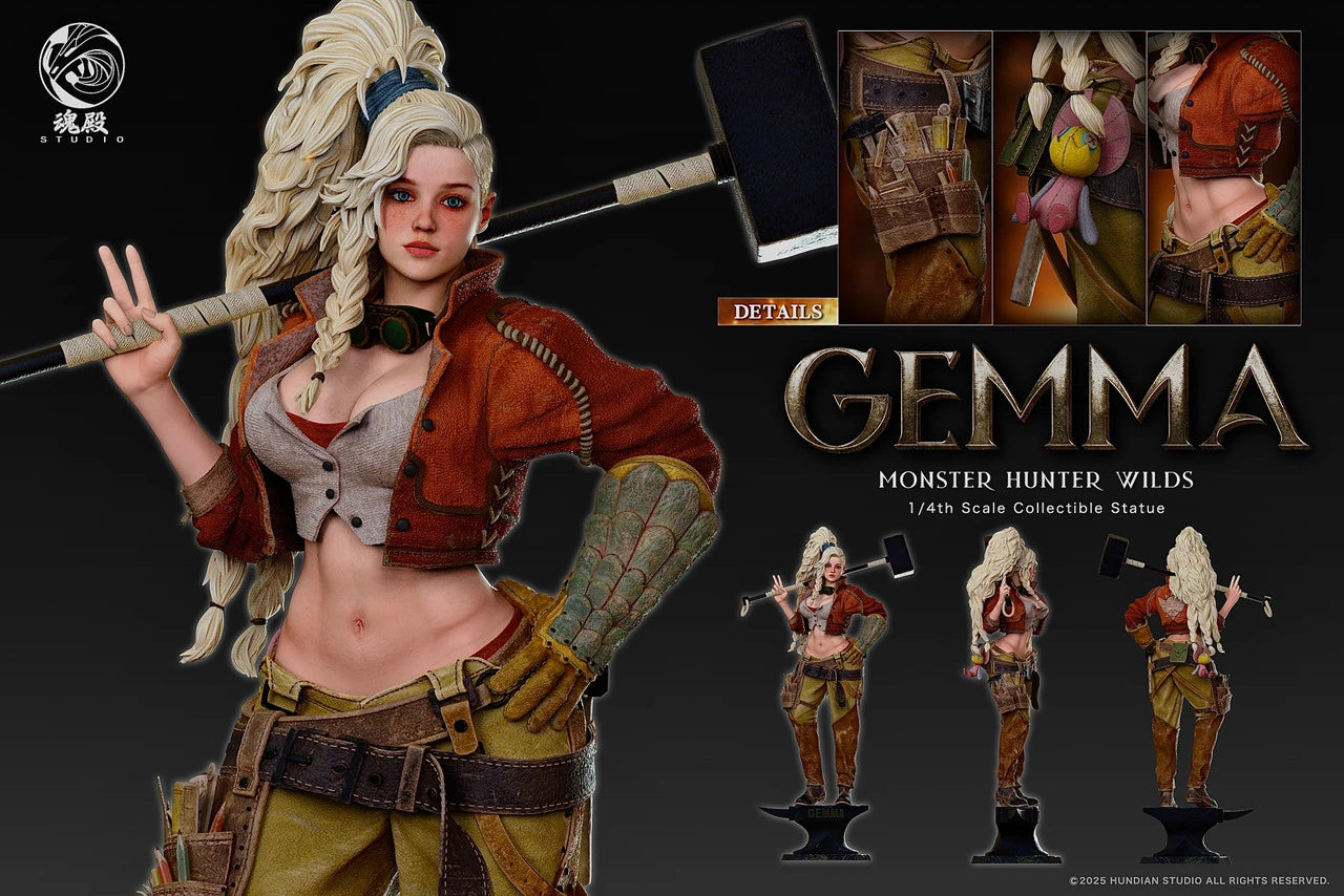 Preventa Resina Gemma Figura Monster Hunter HunDian Estudio