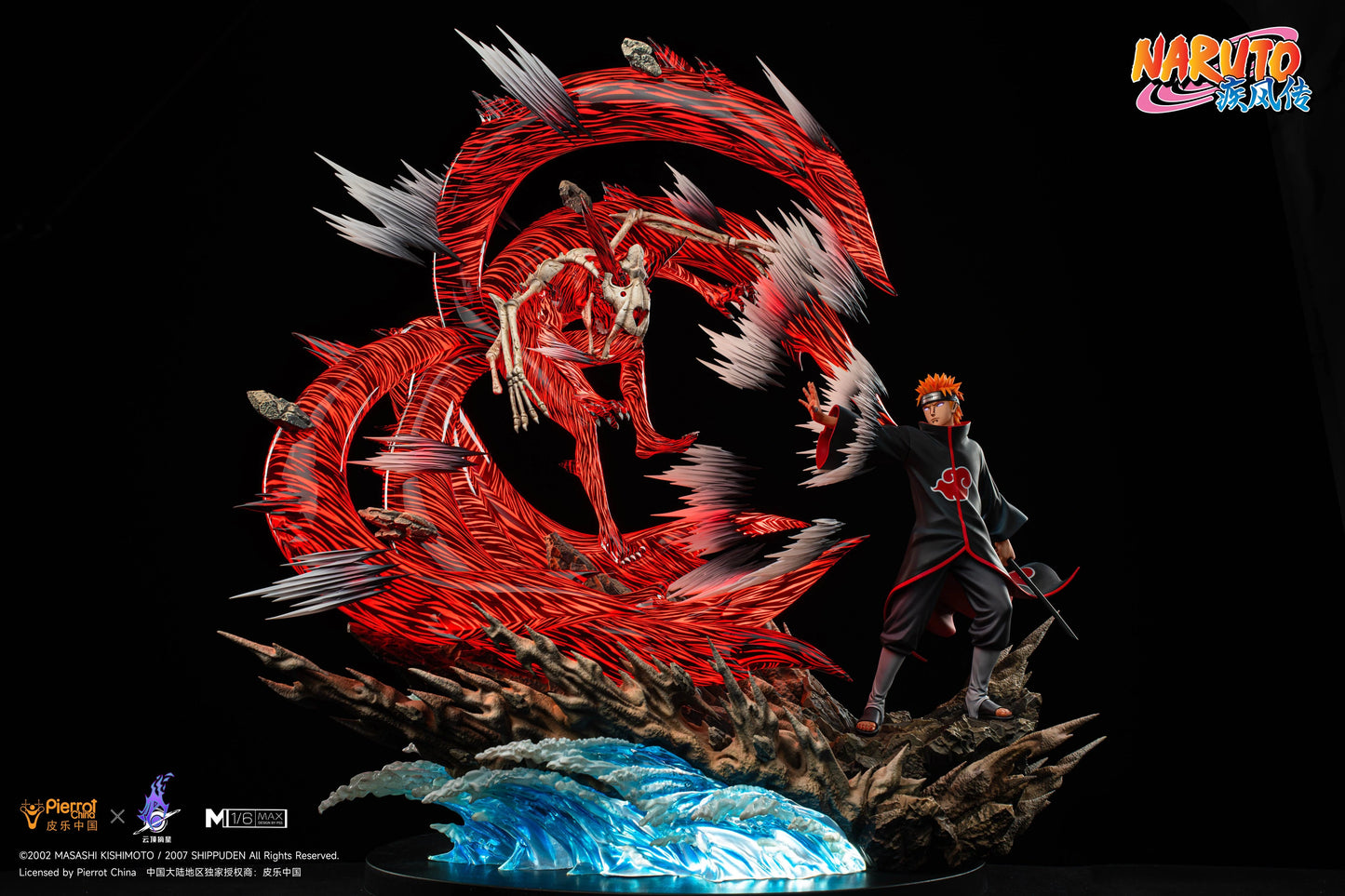 Preventa Resina Pain vs Naruto  Figura Naruto 1/6 Pickstar Estudio (Licencia)
