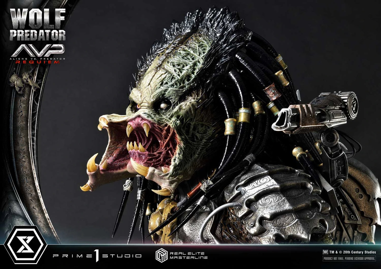Preventa Resina Wolf Predator Figura Aliens vs Predator: Requiem Prime 1 (Licencia) Estudio