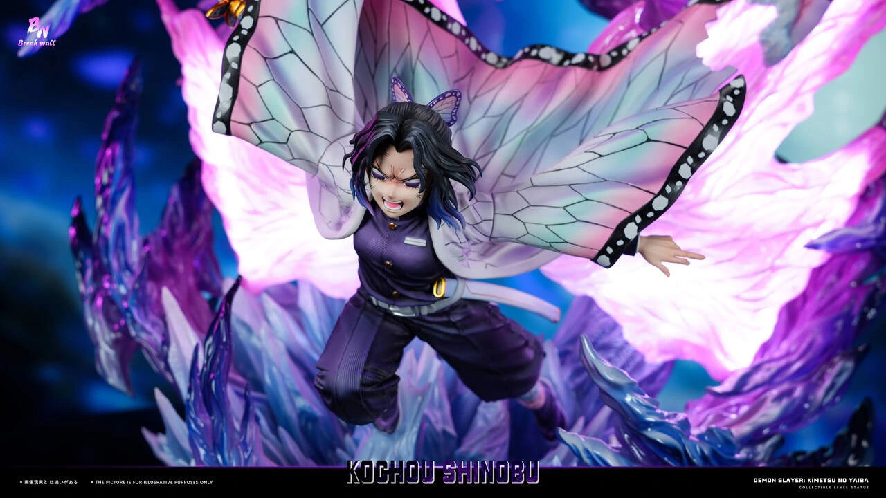 "Preventa Resina Kochou Shinobu Figura Demon Slayer: Kimetsu no Yaiba  1/6 Breakwall Estudio"