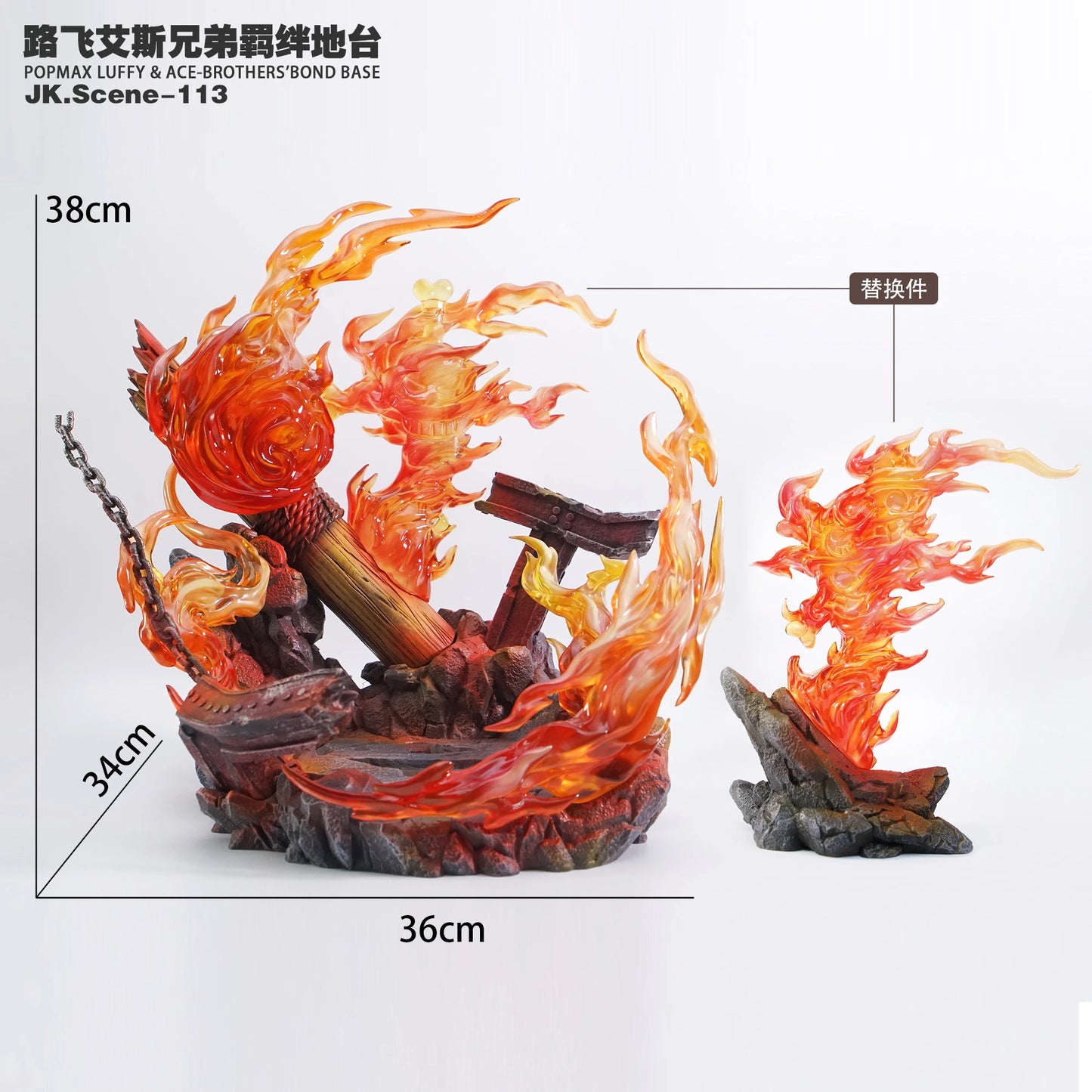 Preventa Resina Brothers Base Figura One Piece JacksDo Estudio