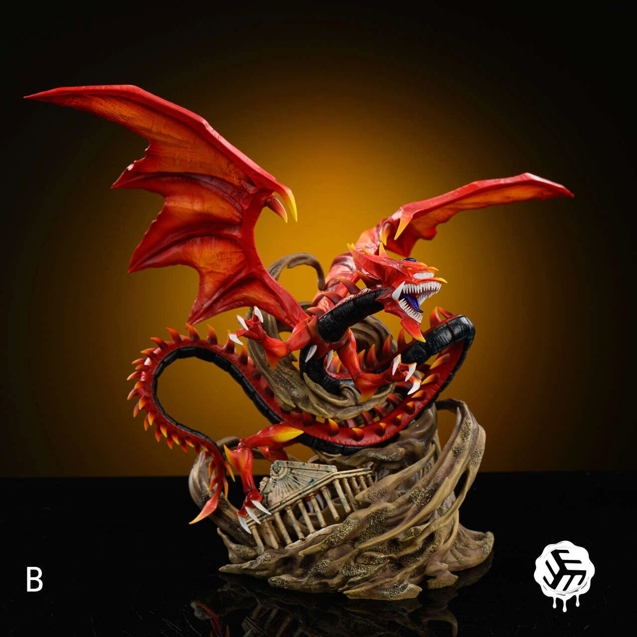 Preventa Resina Slifer el Dragón del Cielo Figura Yu-Gi-Oh! Three Estudio