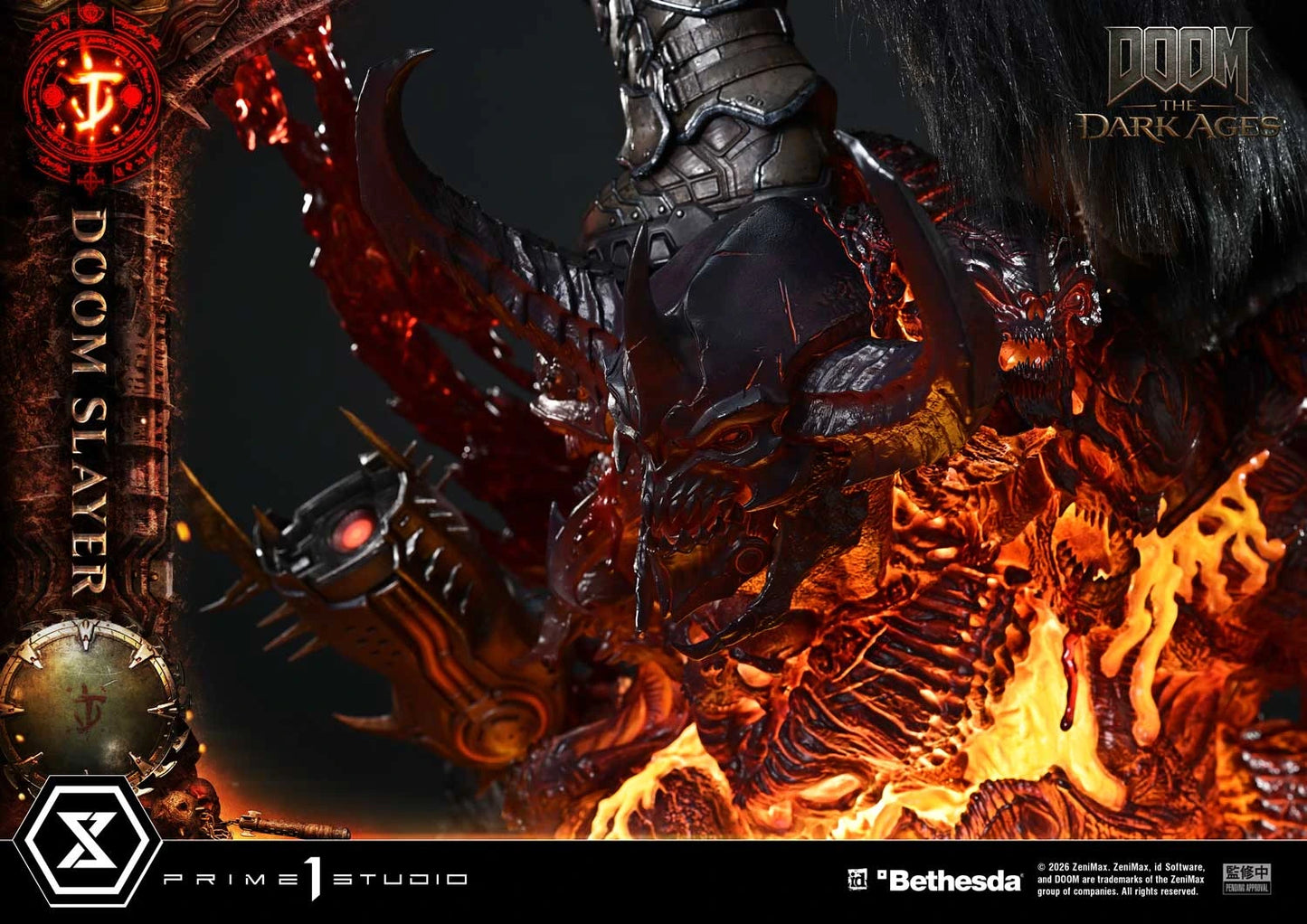 "Preventa Resina Doom Slayer  Figura DOOM: The Dark Ages   Prime 1 (Licencia) Estudio"