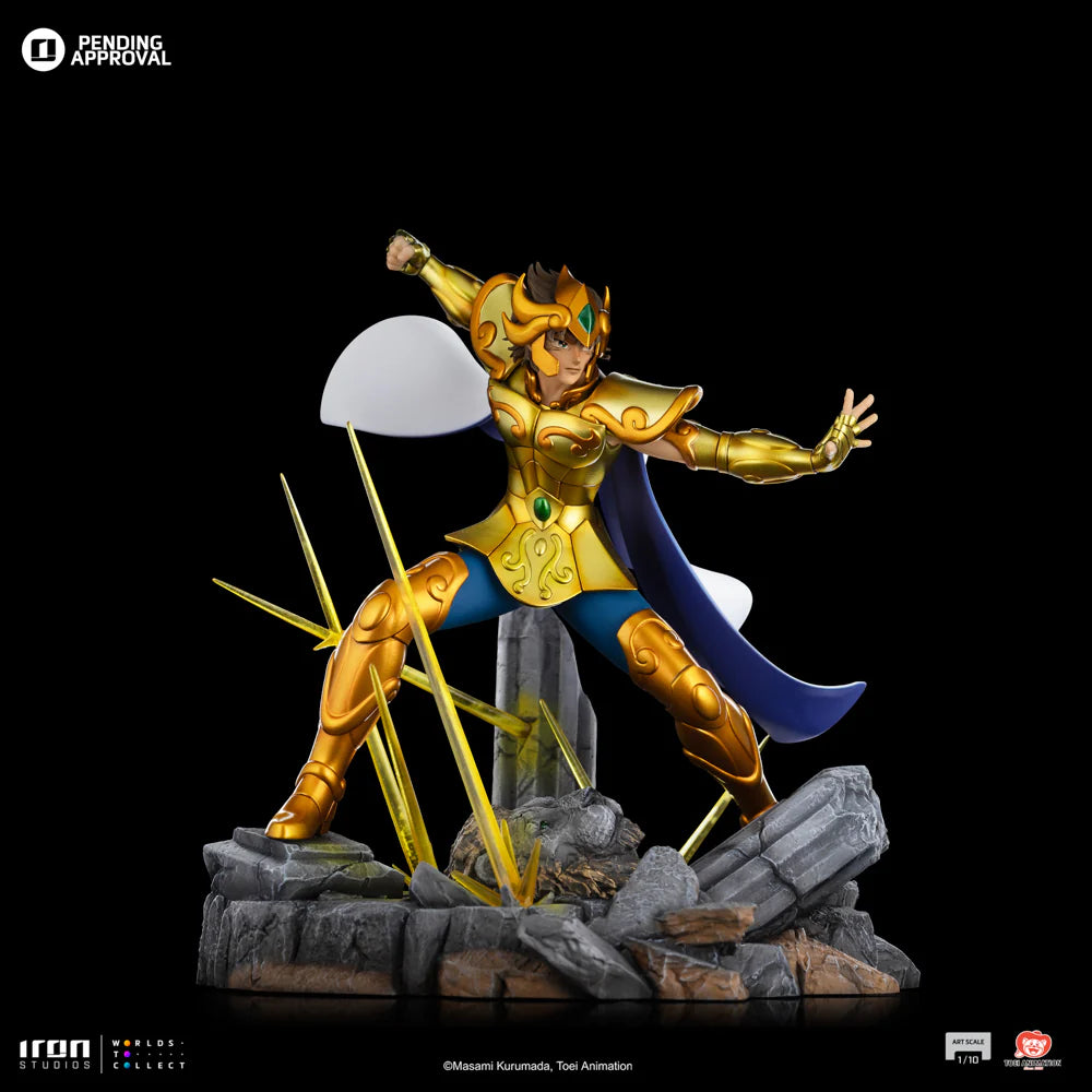 Preventa Resina Aiolia de Leo Figura Caballeros del Zodiako Iron (Licencia) Estudio