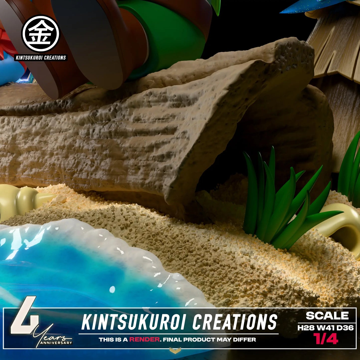 Preventa Resina Link & Marin Figura The Legend of Zelda: Link's Awakening  Kintsukuroi Creations Estudio