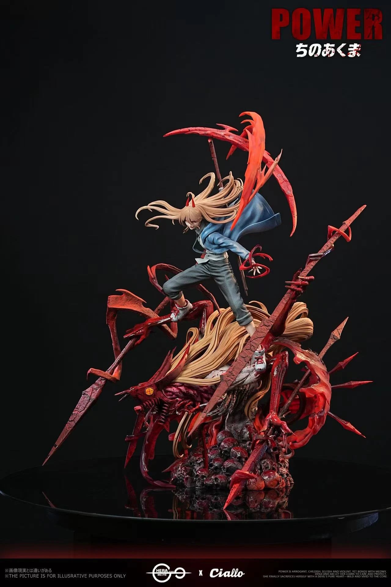 Preventa Resina Power Figura Chainsaw Man Hera x Ciallo Estudio