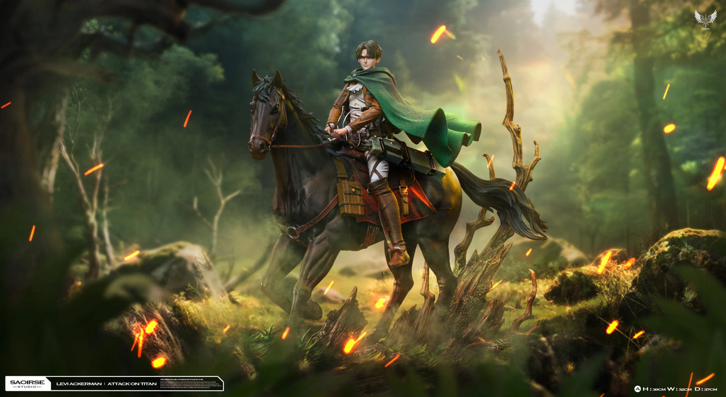 Preventa Resina Levi Ackermaan Figura Attack On Titan Saoirse Estudio