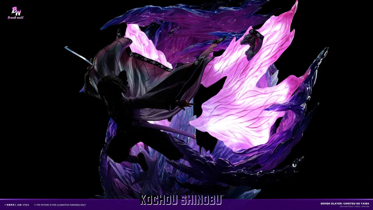 "Preventa Resina Kochou Shinobu Figura Demon Slayer: Kimetsu no Yaiba  1/6 Breakwall Estudio"