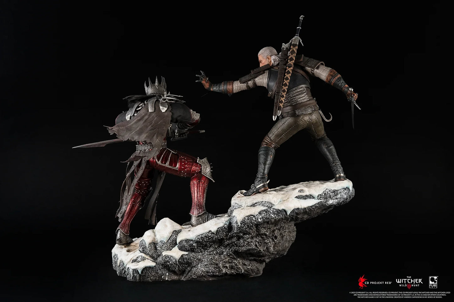 Preventa Resina Geralt vs Eredin Figura The Witcher 3 Pure Arts (Licencia) Estudio